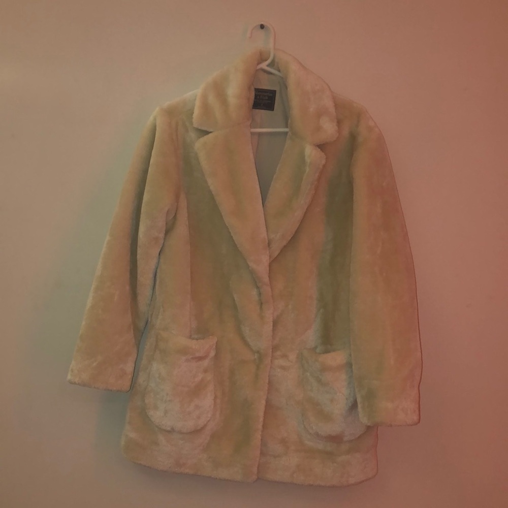 White Fur coat
